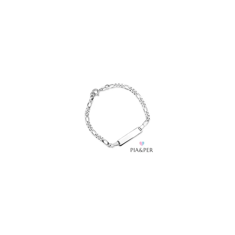 Pia och Per armband i silver
