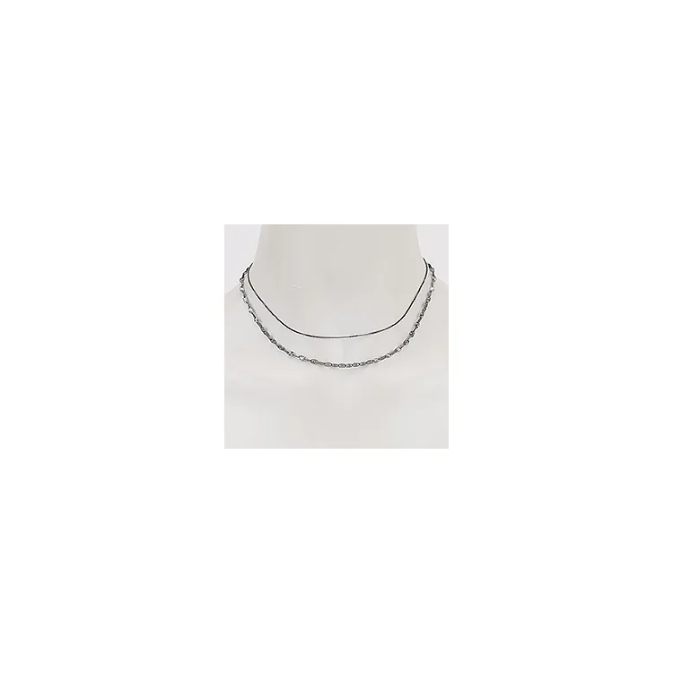 RebekkaRebekka Lyra necklace halsband i svart rhodinerat silver
