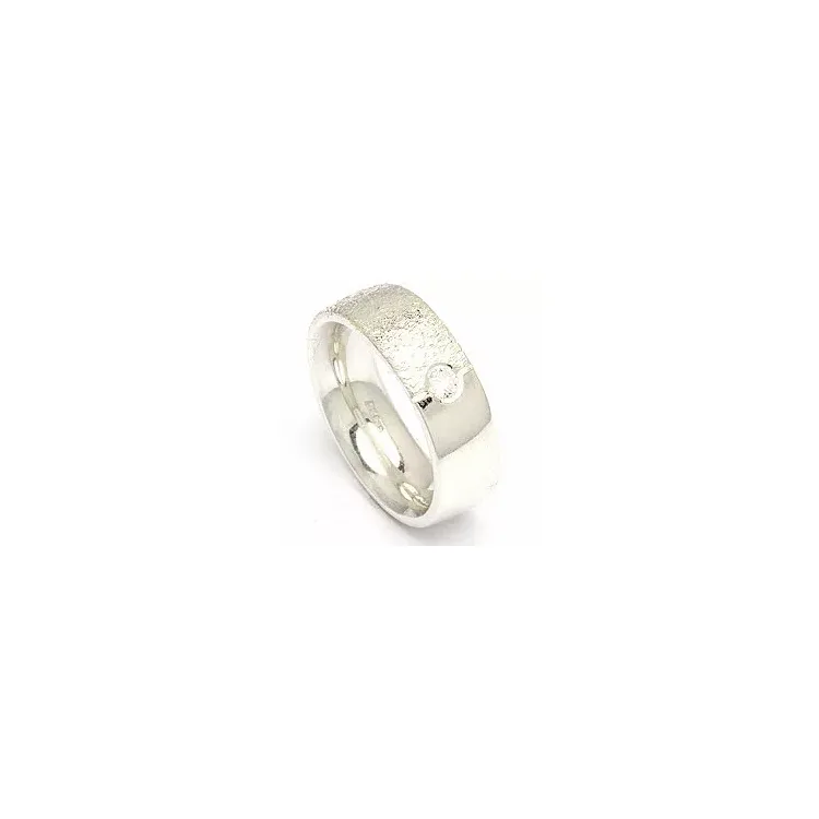 Kollektionsprov zirkon ring i silver