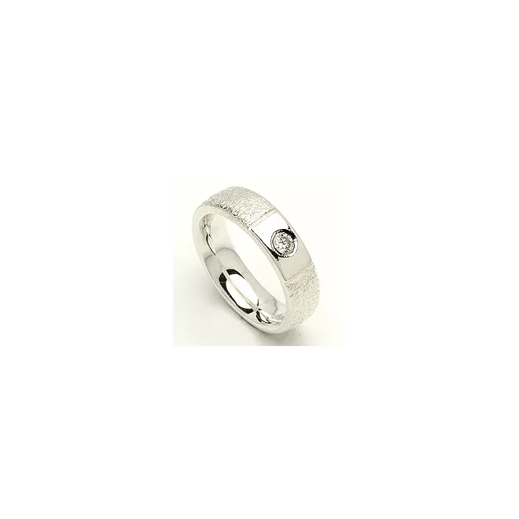 Kollektionsprov zirkon ring i silver