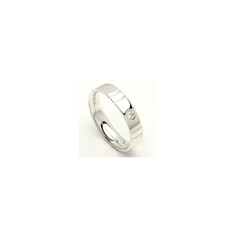 Kollektionsprov zirkon ring i silver