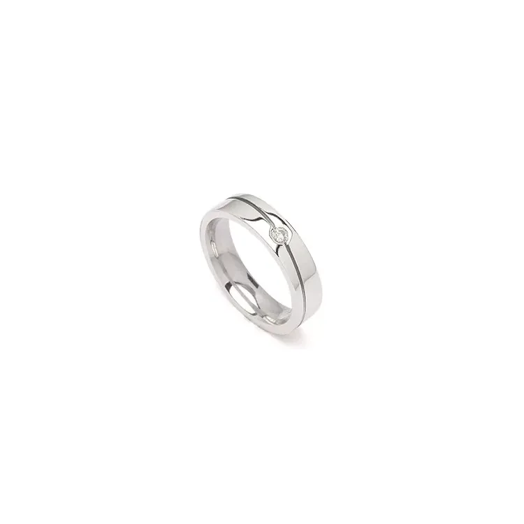 Kollektionsprov zirkon ring i silver