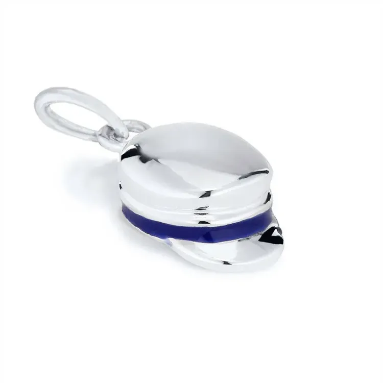 Kollektionsprov studentmössa charm i silver 