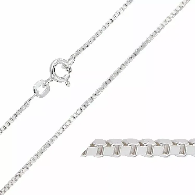 Kollektionsprov BNH veneziahalskedja i silver 45 cm x 1,2 mm 