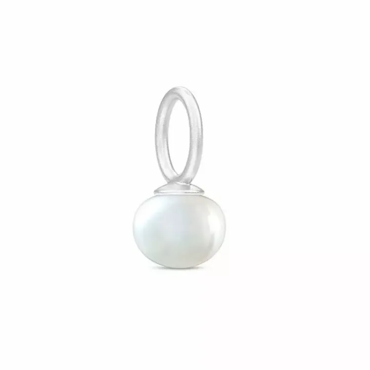 Julie Sandlau Perla hängen i satinrhodinerat sterlingsilver