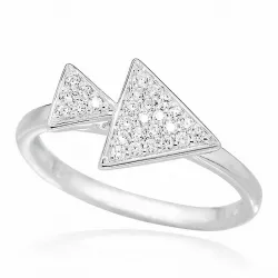 triangel ring i silver