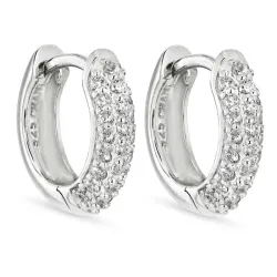 13,5 mm zirkon creol i silver - Lumé Illume