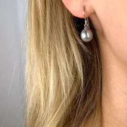 8-8,5 mm pärla örhängen i silver