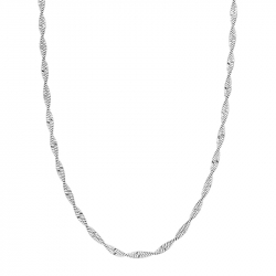 NORDAHL ANDERSEN halsband i rhodinerat silver