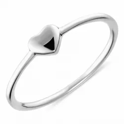 Simple Rings hjärta ring i silver