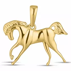 hästar hängen i 9 karat guld
