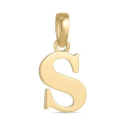 bokstav s hängen i 9 karat guld - My Letter