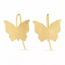 fjärilar örhängen i 9 karat guld