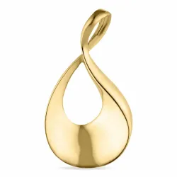 droppe hängen i 9 karat guld - Gold Collection
