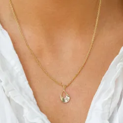droppe hängen i 9 karat guld - Gold Collection