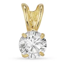 runt hängen i 9 karat guld - Gold Collection