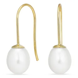 7 mm öronkrokar i 9 karat guld - Gold Collection