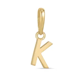 bokstav k hängen i 9 karat guld - My Letter