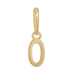 bokstav o hängen i 9 karat guld - My Letter