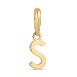 bokstav s hängen i 9 karat guld - My Letter