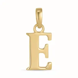 bokstav e hängen i 9 karat guld - My Letter