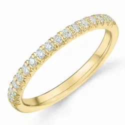 diamant ring i 14  karat guld 0,249 ct