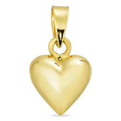 8,5 x 10 mm hjärta hängen i 8 karat guld - Amoré