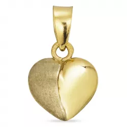 9 x 10 mm hjärta hängen i 8 karat guld