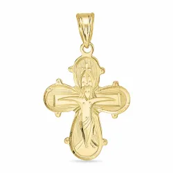 17 x 29 mm dagmarkors i 8 karat guld - Amoré