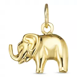 elefant hängen i 8 karat guld