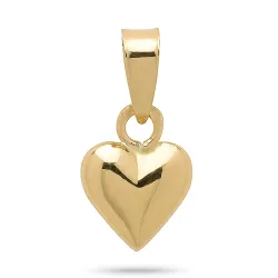 7 X 9 MM hjärta hängen i 14 karat guld - Amoré