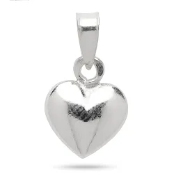 9 x 11 mm hjärta hängen i silver - Amoré