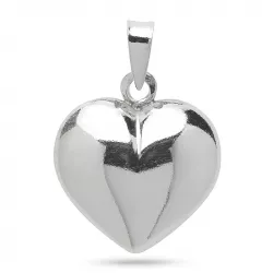 14,5 x 16 mm hjärta hängen i silver