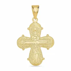 18 x 30 mm dagmarkors i 14 karat guld - Amoré