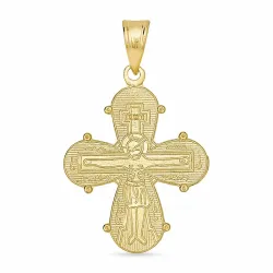 18 x 30 mm dagmarkors i 14 karat guld - Amoré