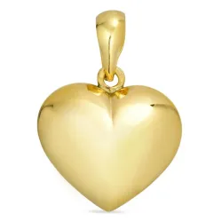 15 x 23 mm hjärta hängen i 8 karat guld - Amoré