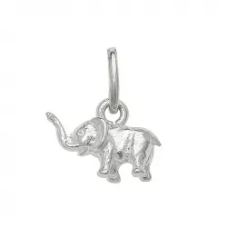 Lille elefant hängen i silver