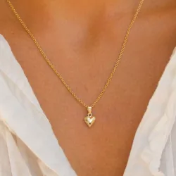 7 x 9,5 mm hjärta hängen i 8 karat guld - Amoré