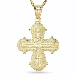 dagmarkors halsband i förgyllt silver med hängen i 8 karat guld - Amoré