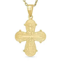 dagmarkors halsband i förgyllt silver med hängen i 8 karat guld - Amoré