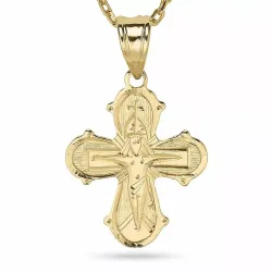 dagmarkors halsband i förgyllt silver med hängen i 8 karat guld - Amoré