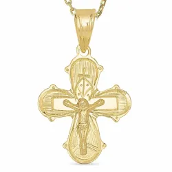 dagmarkors halsband i förgyllt silver med hängen i 8 karat guld - Amoré