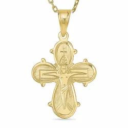 dagmarkors halsband i förgyllt silver med hängen i 14 karat guld - Amoré