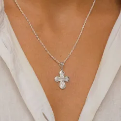 dagmarkors halsband i silver med hängen i silver - Amoré