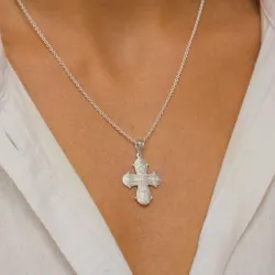 dagmarkors halsband i silver med hängen i silver - Amoré