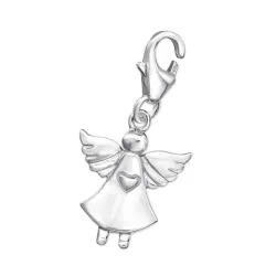 ängel charm i silver 