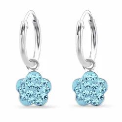 12 mm blommor creol i silver - Little Ones
