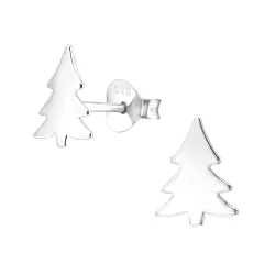 julgran örhängen i silver - Little Ones