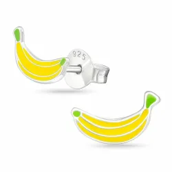 banan gula örhängen i silver - Little Ones