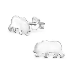 örhängestift i silver